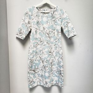 1. State Blue Paisley Dress Sz Small